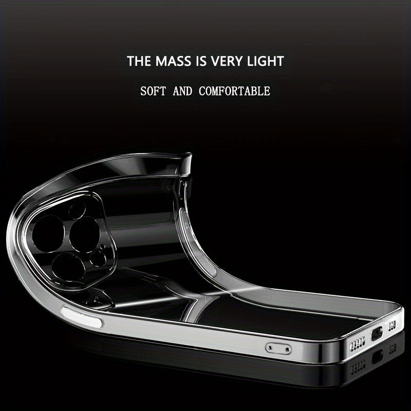 Suitable for IPhone 14 13 11 Pro Max XS Max X XR 8 7 6 6S Plus 12 Mini transparent TPU shockproof phone case