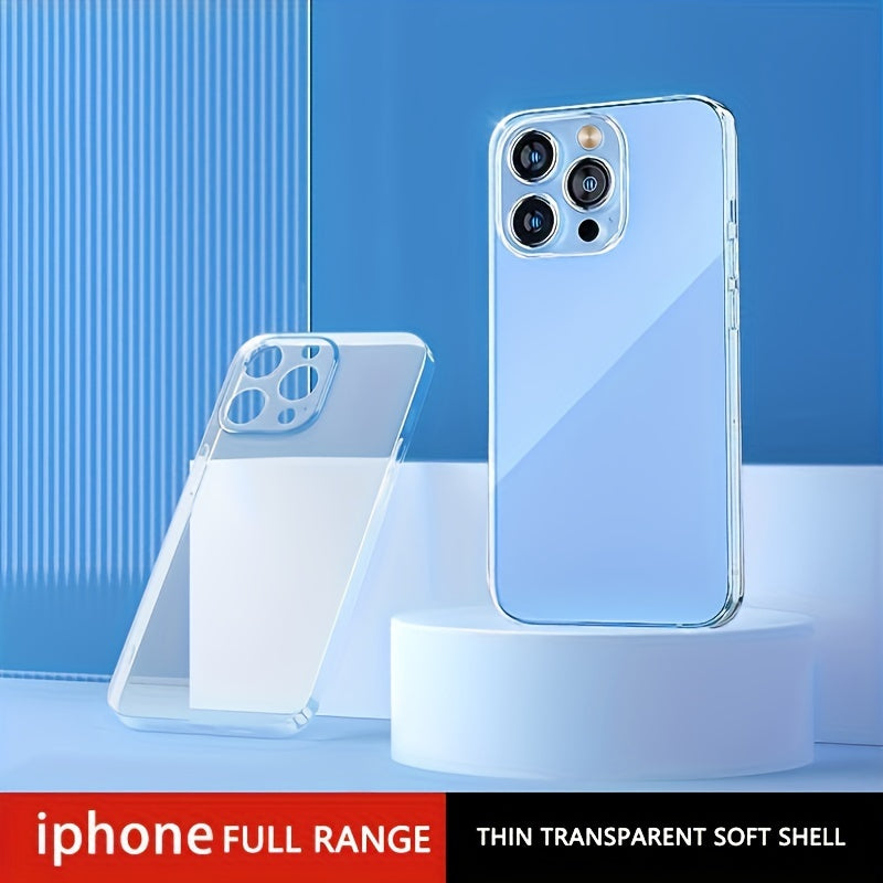Suitable for IPhone 14 13 11 Pro Max XS Max X XR 8 7 6 6S Plus 12 Mini transparent TPU shockproof phone case