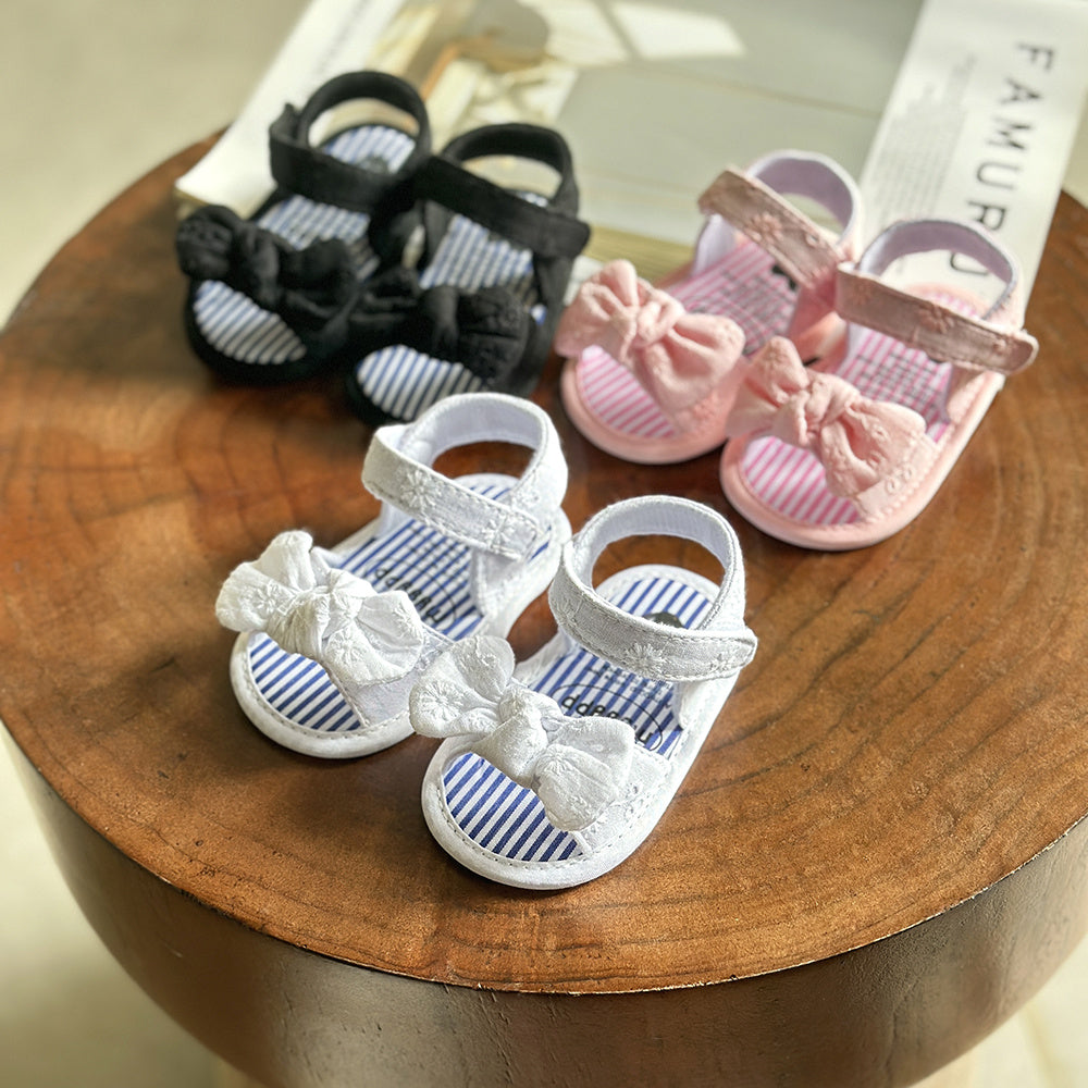 Adorable Baby Girl's Sandals - Non-Slip, Breathable, Comfortable Shoes for Toddler's First Steps, Walking, and Outdoor Play - Soft, Lightweight, Easy to Wear and Remove