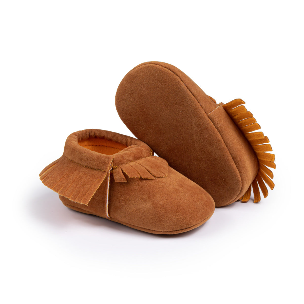 Adorable Tassel Moccasin Shoes for Baby Girls - Soft Sole, Lightweight
