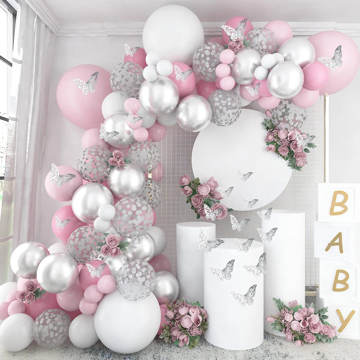 Balloon Garland Arch Kit Birthday Party Decoration Girl Birthday Foil Balloon Baby Shower Decor Globos Wedding Party Supplies