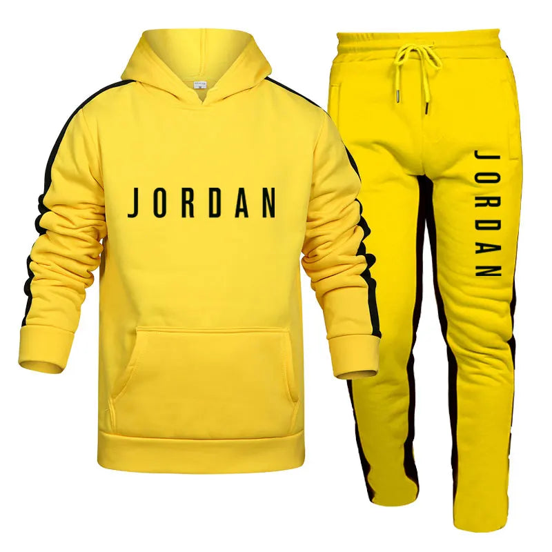 Autumn Men's Track Suit, Chinese Sportswear, Custom Logo, Fashionable Three-bar Design, Men's Fitness Sportswear