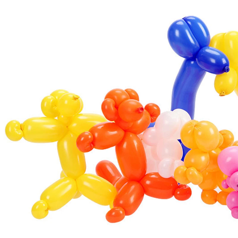 50-200Pcs Long Latex Balloons Magic Air Ballooon Ballon For Modeling Birthday Wedding Party Decor Air Balloon Kids Toys Globos
