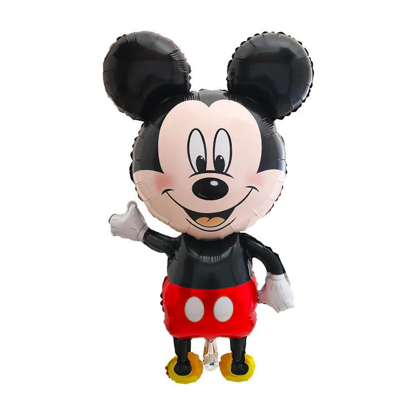 110cm Large Mickey Minnie Mouse Foil Balloons Cartoon Birthday Party Decorations Kids Baby Shower Party Baloon Toys