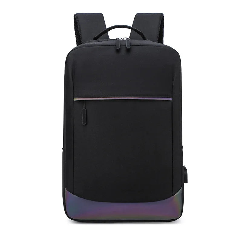 Hot Sale 14 Inch Grey Oxford Travel Business School Laptop Computer Notebook Backpack With USB Port