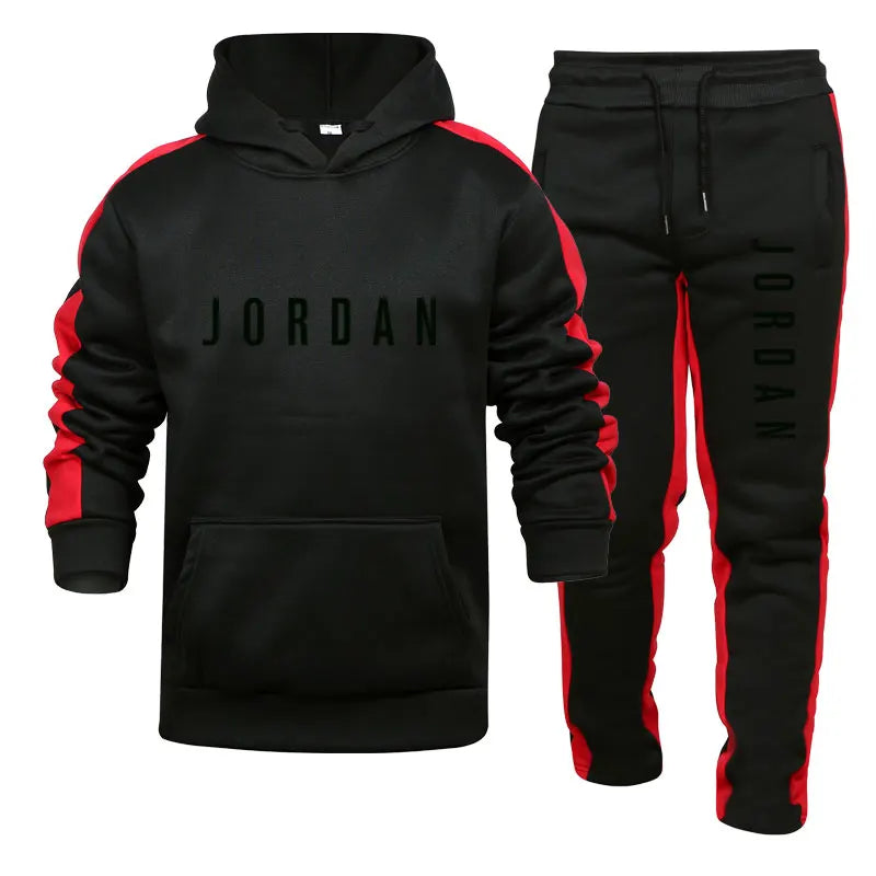 Autumn Men's Track Suit, Chinese Sportswear, Custom Logo, Fashionable Three-bar Design, Men's Fitness Sportswear