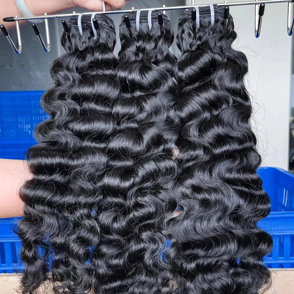 Raw Indian Hair Directly From India Natural Wave Hair Extensions No Chemical Virgin Human Hair Unprocessed Bundles