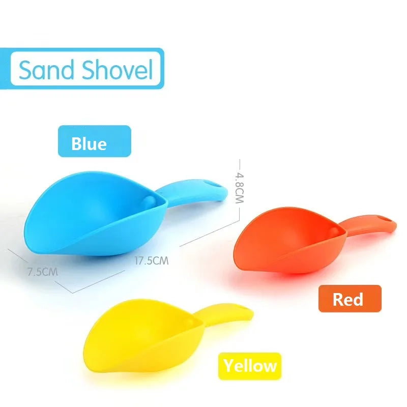 Beach Toys for Kids Summer Children Sand Water Beach Play Toys TPE Beach Castle Bucket Spade Shovel Rake Water Tool
