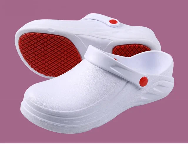 Men's Chef Shoes Non-Slip Waterproof Oil-Proof Hotel Restaurant Kitchen Work Shoes Unisex EVA Clogs Sandals