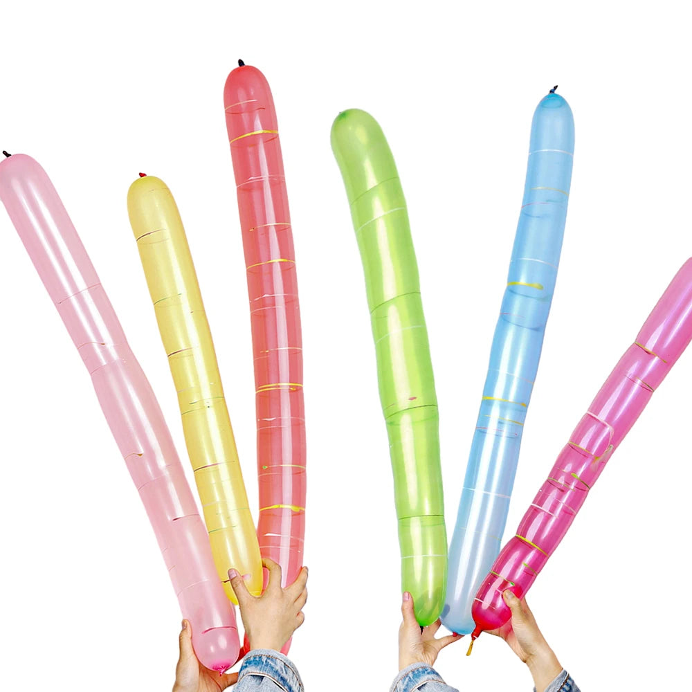 20-10PCS Rocket Long Balloons Kids Children Rubber Flying Air Balls Toys Funny Outdoor Latex Classic Balloon Birthday Party Gift