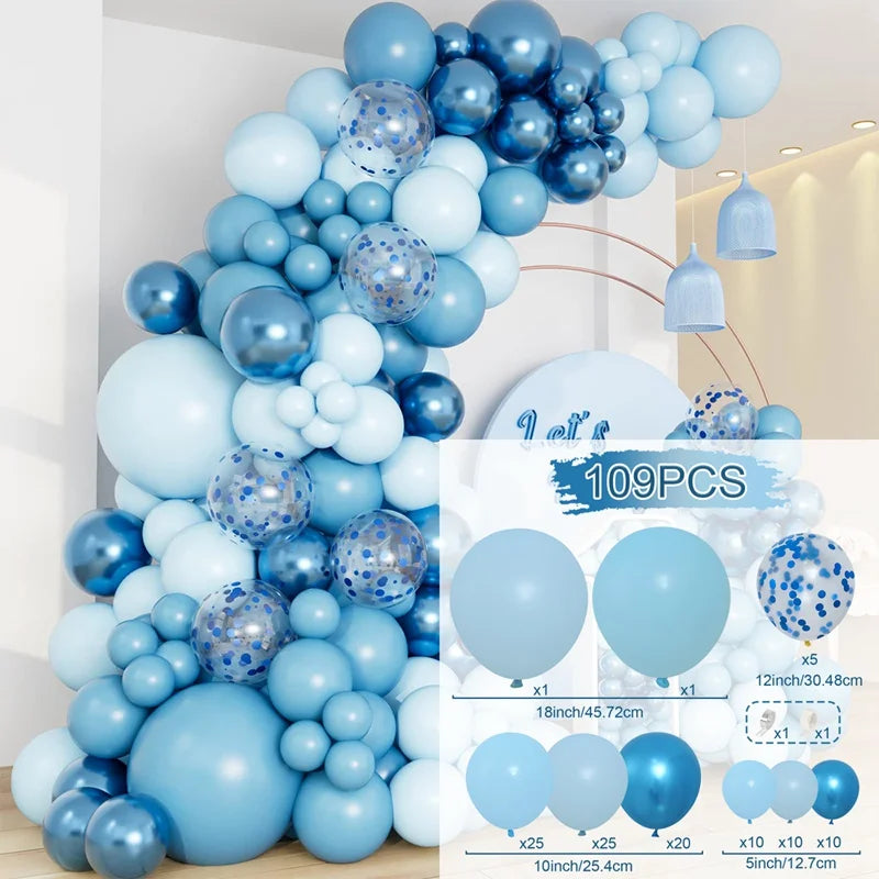 Balloon Garland Arch Kit Birthday Party Decoration Girl Birthday Foil Balloon Baby Shower Decor Globos Wedding Party Supplies