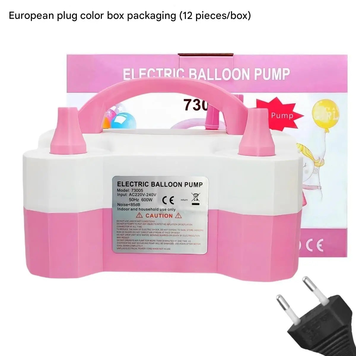 Balloon Party Electric Blowing Machine Birthday Party Balloon Accessories Banquet Atmosphere Double hole Automatic Inflator