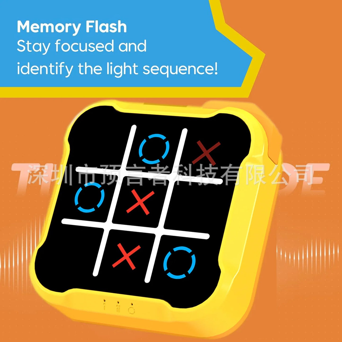 Electronic Tic-Tac-Toe Game Children's Electronic Toys Chess Set Board Games Chess Board Game For Family For Indoor Party