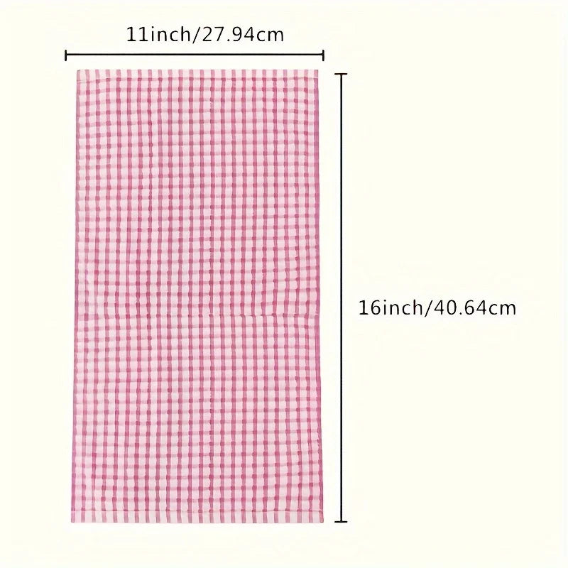 6PCS Cotton Kitchen Tea Towels Absorbent Lint Free Catering Restaurant Cloth Dish Towels Cleaning Cloth Kitchen Cleaning Towel