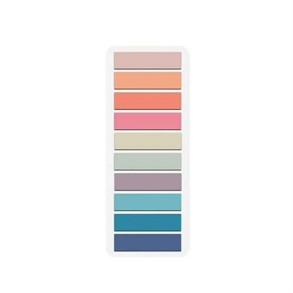 200Sheets Color Self Adhesive Index Tabs Bookmark Sticky Notes Memo Pad Stickers Index Page Markers Paper Flags Tabs Office Supp