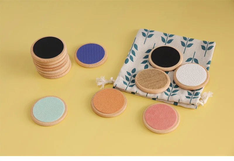 Children Sensory Toys Tactile Board Matching Game Tactile Classification Color Cognition Parish Memory Training Montessori Toys
