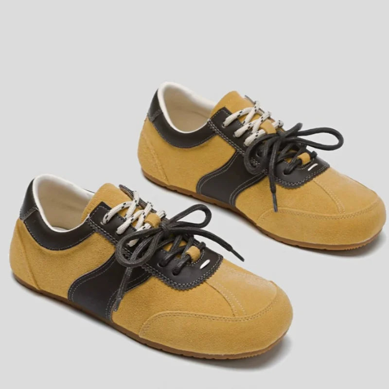 Tennis Lace-Up Hike Shoes Sneakers Cross-tied Comfort Casual Flats Shoes Woman High Quality Sport Shoes Female Sneakers