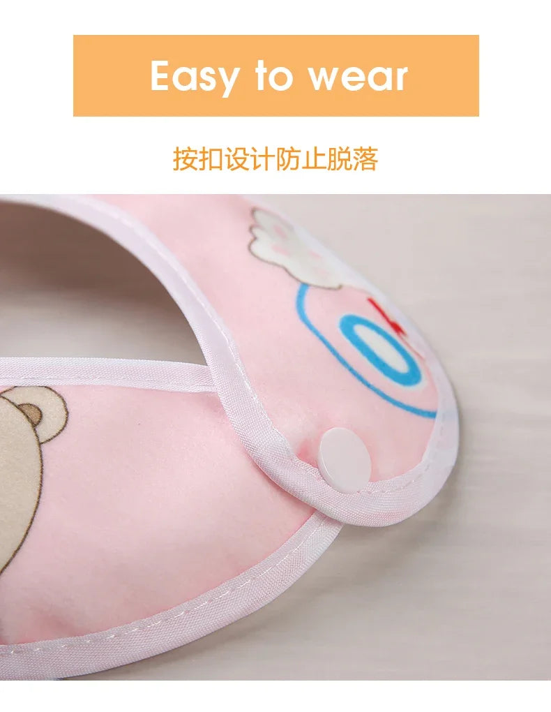 Baby Bibs for Children Waterproof Babys Bib Newborn Water Uptake Bibs Burp Cloths Things for Baby Stuff Feeding Boy Girl