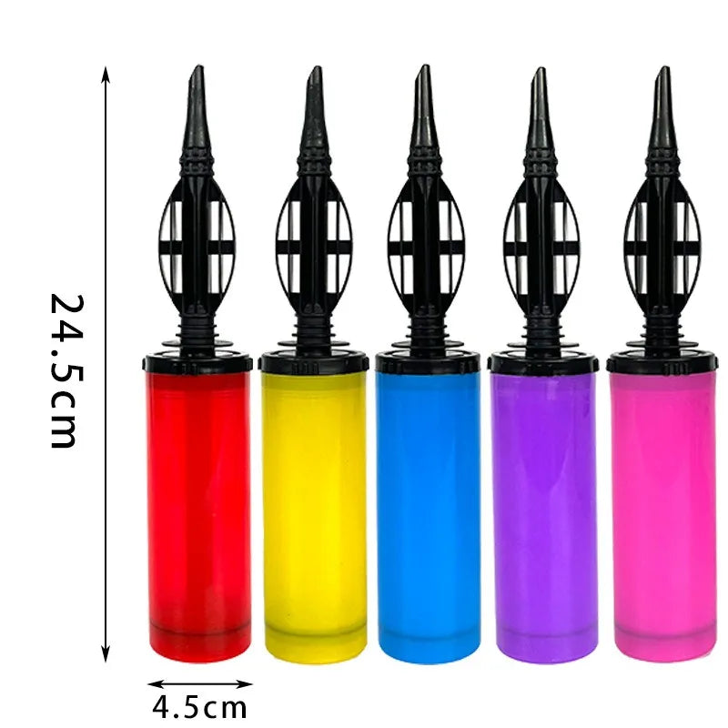 Balloon Pump Balloon Accessories Balloon inflator hand push Air Pump Wedding Valentine Birthday Party Decoration Tools