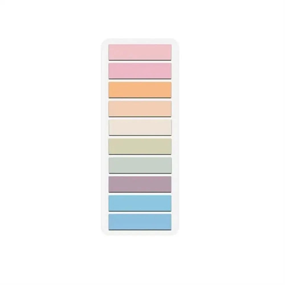 200Sheets Color Self Adhesive Index Tabs Bookmark Sticky Notes Memo Pad Stickers Index Page Markers Paper Flags Tabs Office Supp