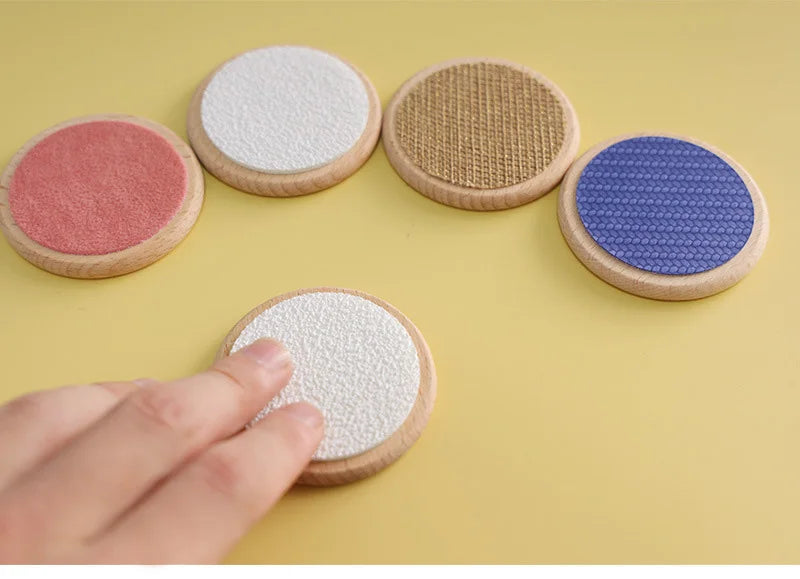 Children Sensory Toys Tactile Board Matching Game Tactile Classification Color Cognition Parish Memory Training Montessori Toys