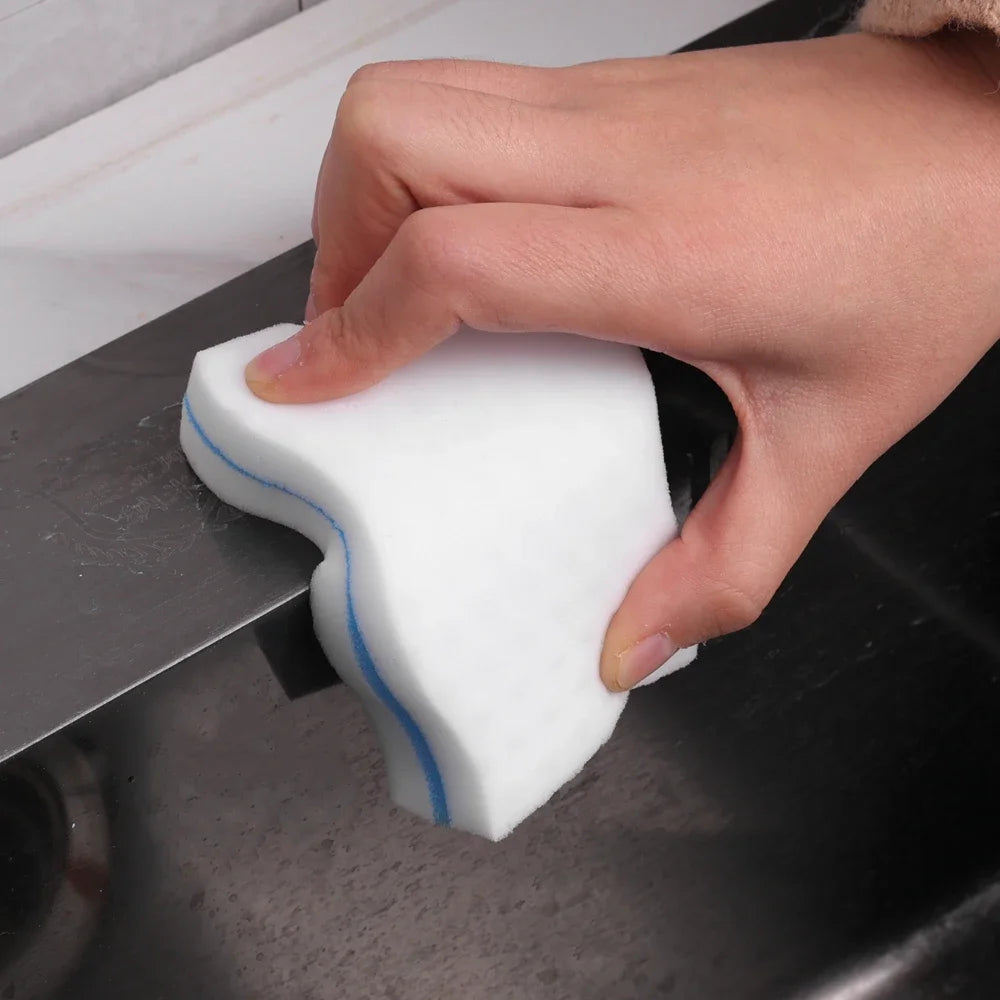50PCS Nano cleaning magic wipe, kitchen cleaning and dishwashing magic wipe, white shoe cleaning sponge block brush