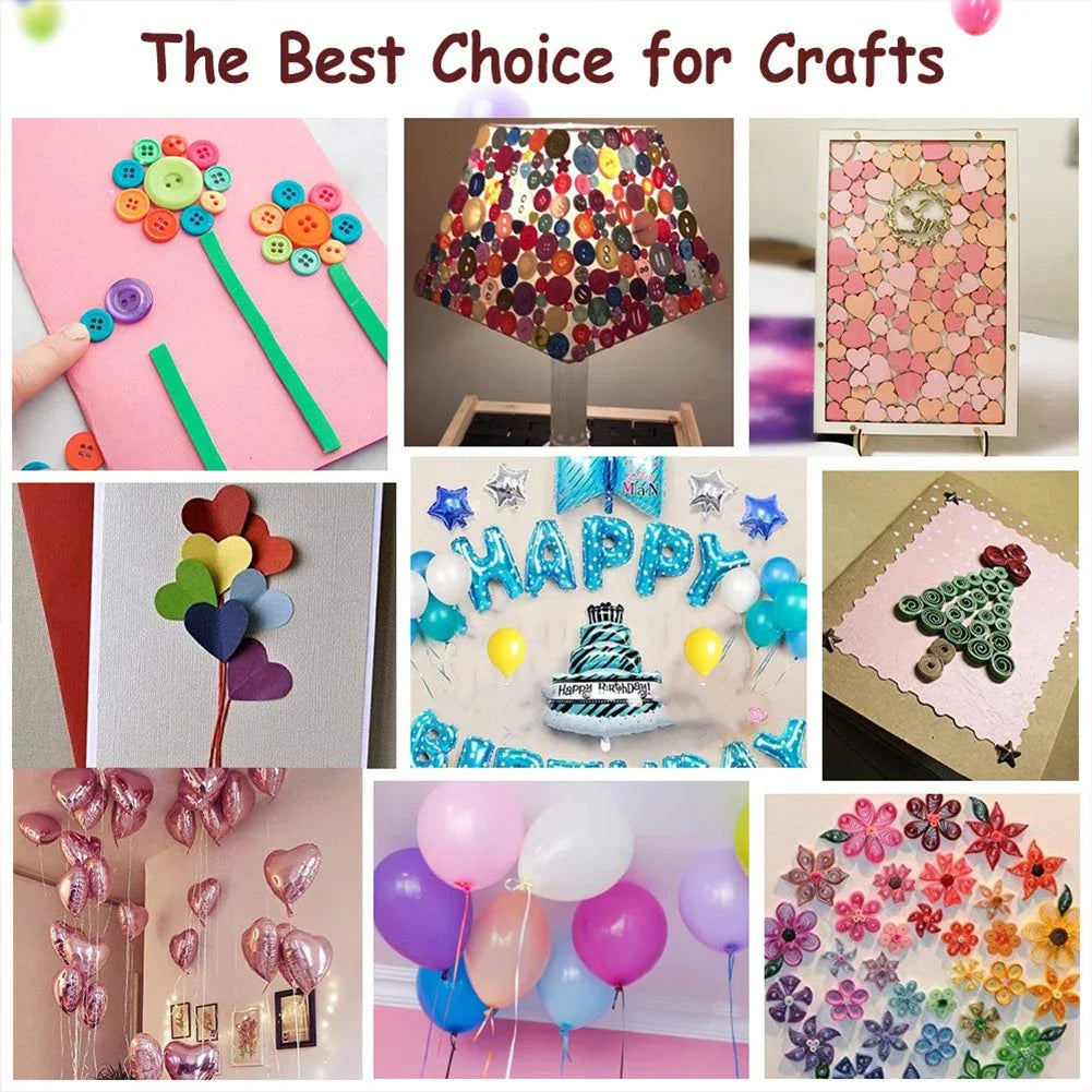 Balloon Glue Dot Adhesive Point Tape Double Sided Clear Sticky Glue Sticker Balloons Stand Arch attach balloon to ceiling or wal
