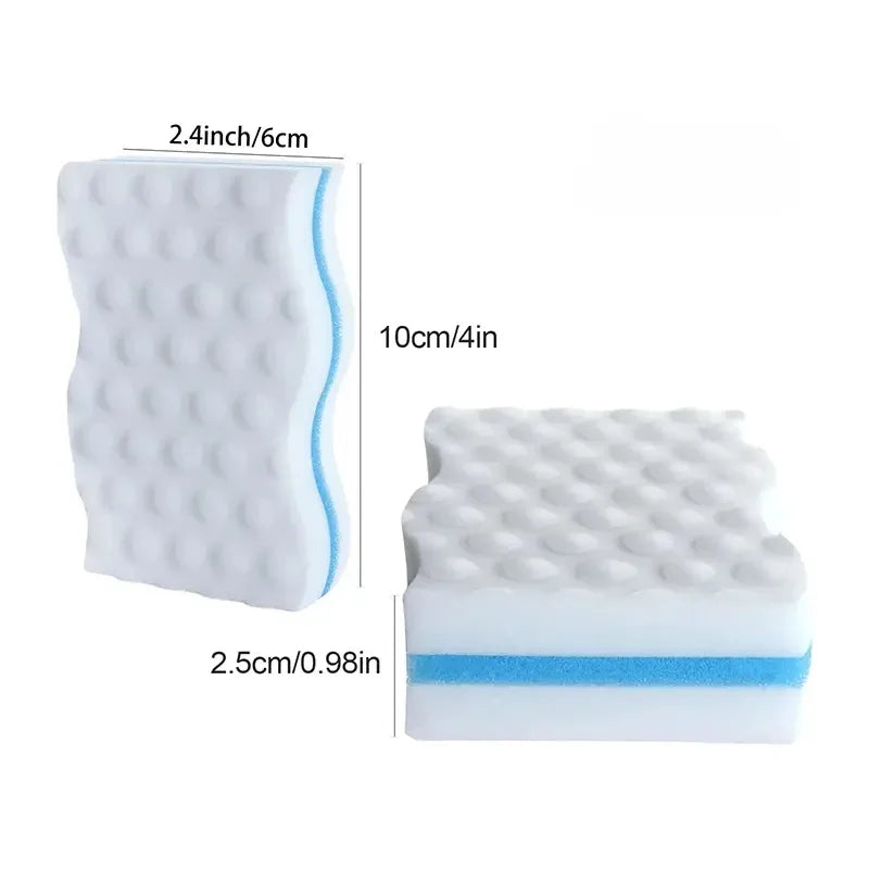 50PCS Nano cleaning magic wipe, kitchen cleaning and dishwashing magic wipe, white shoe cleaning sponge block brush