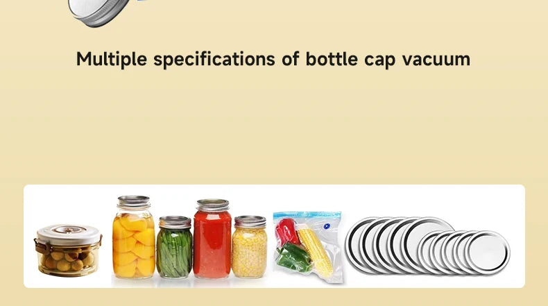 Wireless Kitchen Tools Handheld Food Bag Vaccum Sealer Pump Bottle Jar Vacuum Sealing Machine for Regular & Wide Mouth Mason Jar