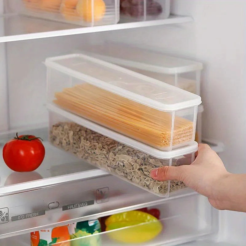 Kitchen Noodle Spaghetti Container Household Cereal Preservation Storage Box with Cover Spaghetti Box Kitchen Food Container