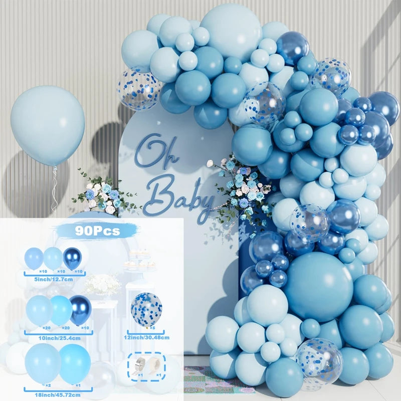Balloon Garland Arch Kit Birthday Party Decoration Girl Birthday Foil Balloon Baby Shower Decor Globos Wedding Party Supplies