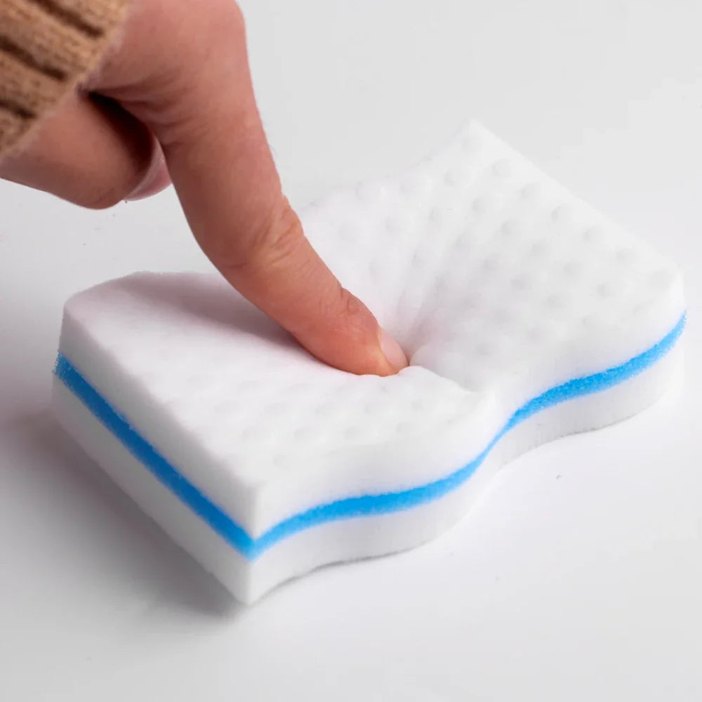 50PCS Nano cleaning magic wipe, kitchen cleaning and dishwashing magic wipe, white shoe cleaning sponge block brush