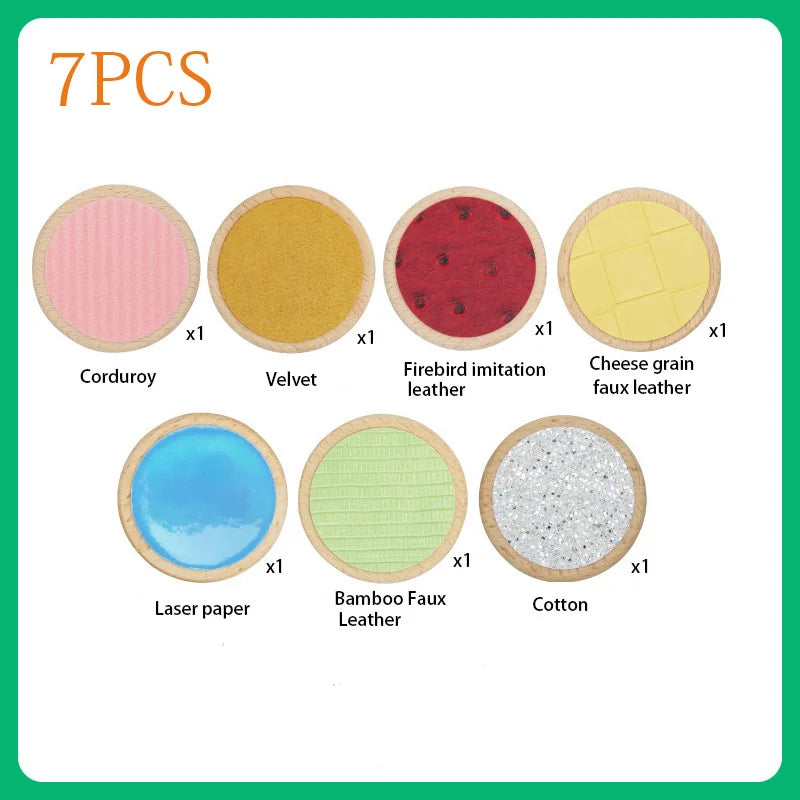 Children Sensory Toys Tactile Board Matching Game Tactile Classification Color Cognition Parish Memory Training Montessori Toys