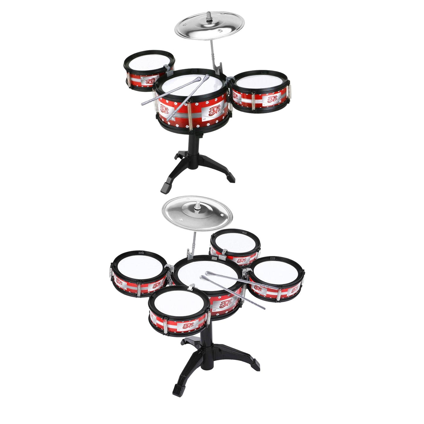 Toddlers Educational Drum Set Musical Toys Sensory Toy Kids Drum Set for Children 1 2 3 4 Years Old Kindergarten Kids Girls Boys