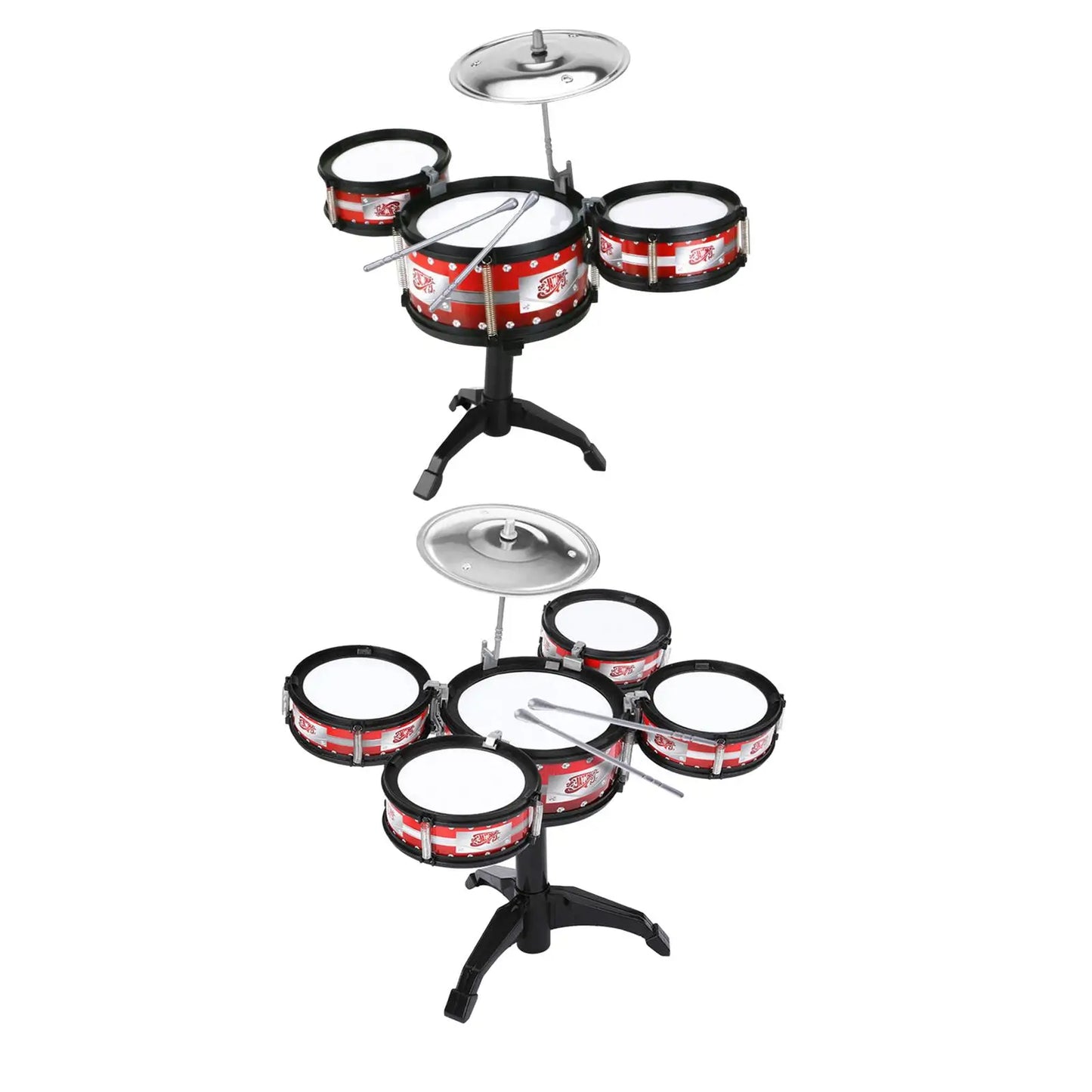 Toddlers Educational Drum Set Musical Toys Sensory Toy Kids Drum Set for Children 1 2 3 4 Years Old Kindergarten Kids Girls Boys