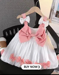 Sleeveless Loose Beach Mermaid Dress Baby Girls Cute Ruffled Pink Bow Lace Irregular Dress Graduation Ball Gown Party Dress 2025