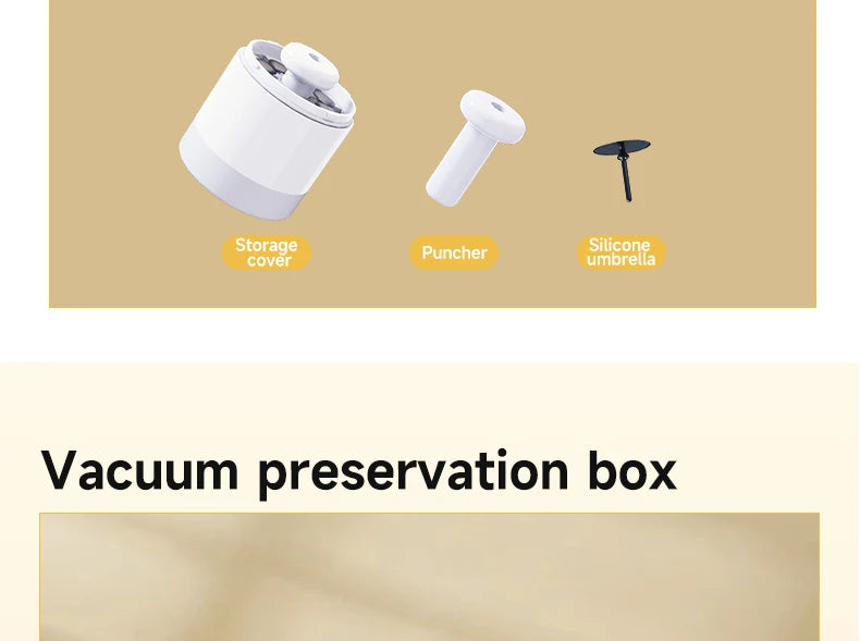 Wireless Kitchen Tools Handheld Food Bag Vaccum Sealer Pump Bottle Jar Vacuum Sealing Machine for Regular & Wide Mouth Mason Jar