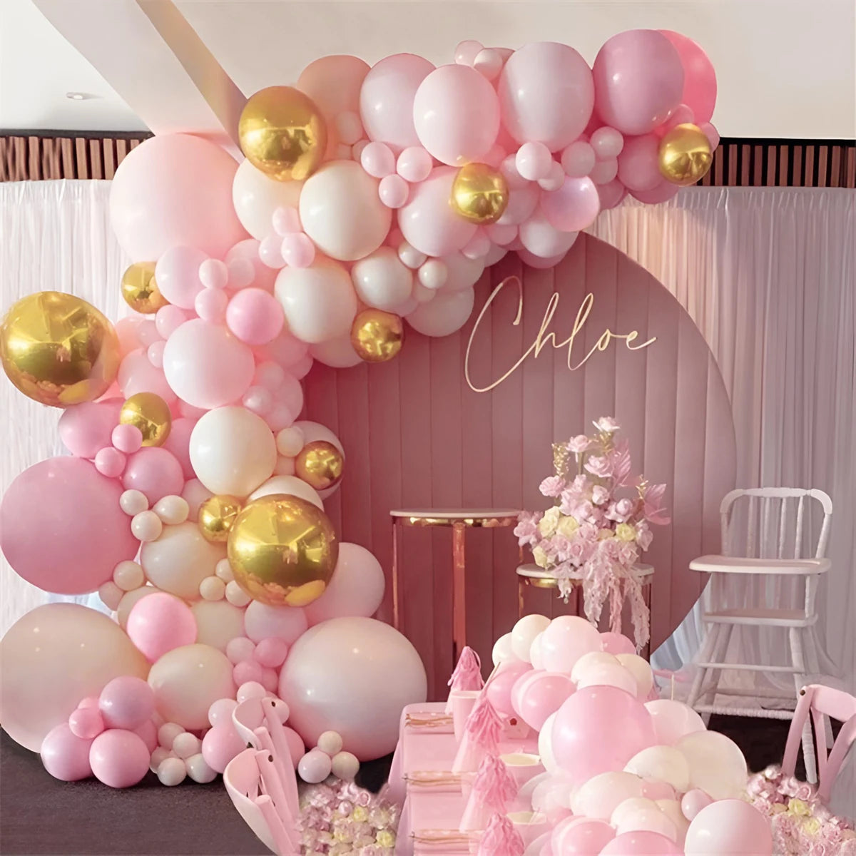 Balloon Garland Arch Kit Birthday Party Decoration Girl Birthday Foil Balloon Baby Shower Decor Globos Wedding Party Supplies