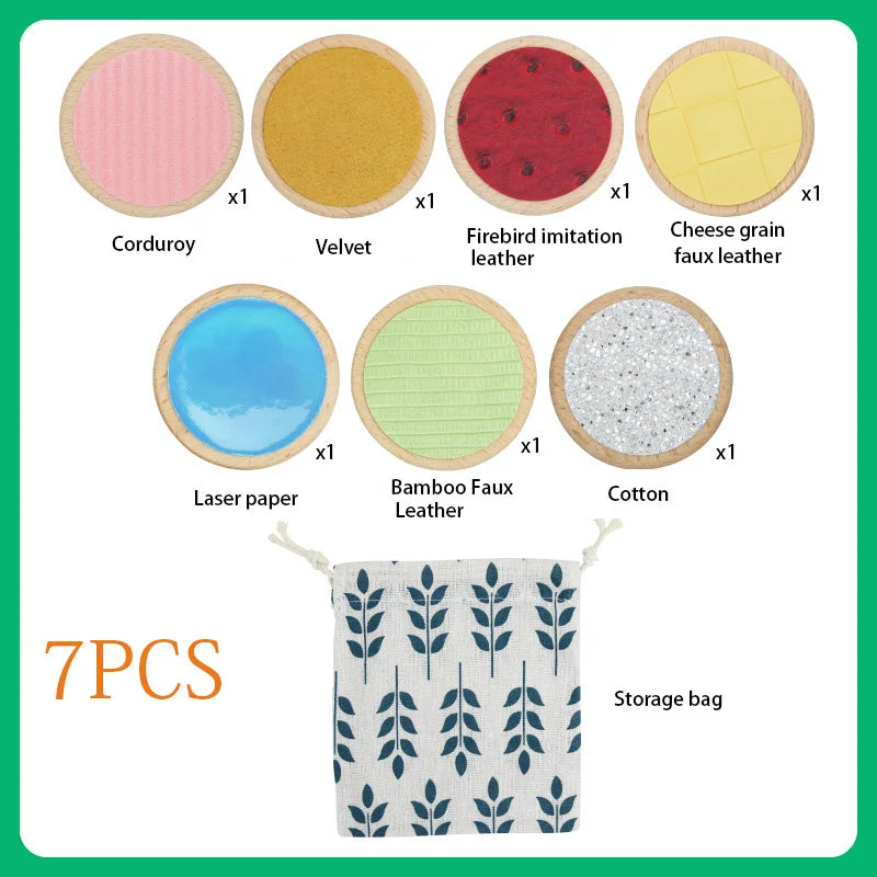 Children Sensory Toys Tactile Board Matching Game Tactile Classification Color Cognition Parish Memory Training Montessori Toys