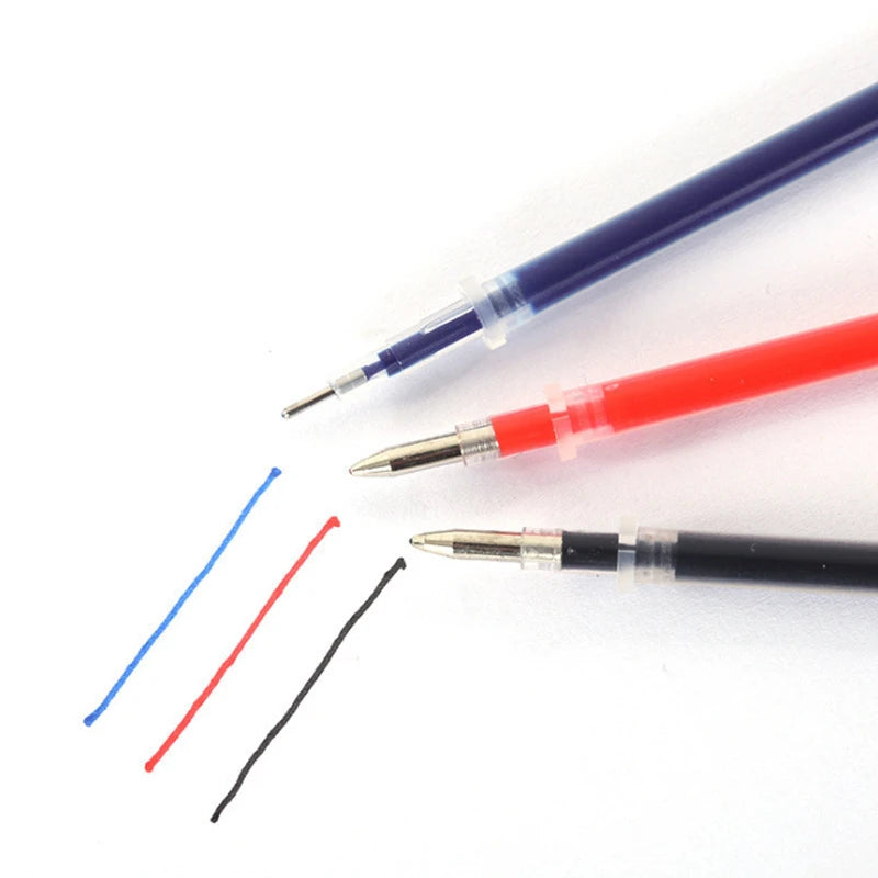 7/35 PCS Gel pens Set Black Blue Refill Gel Pen Bullet Tip 0.5mm School & office Supplies Stationery Writing Tool stationery