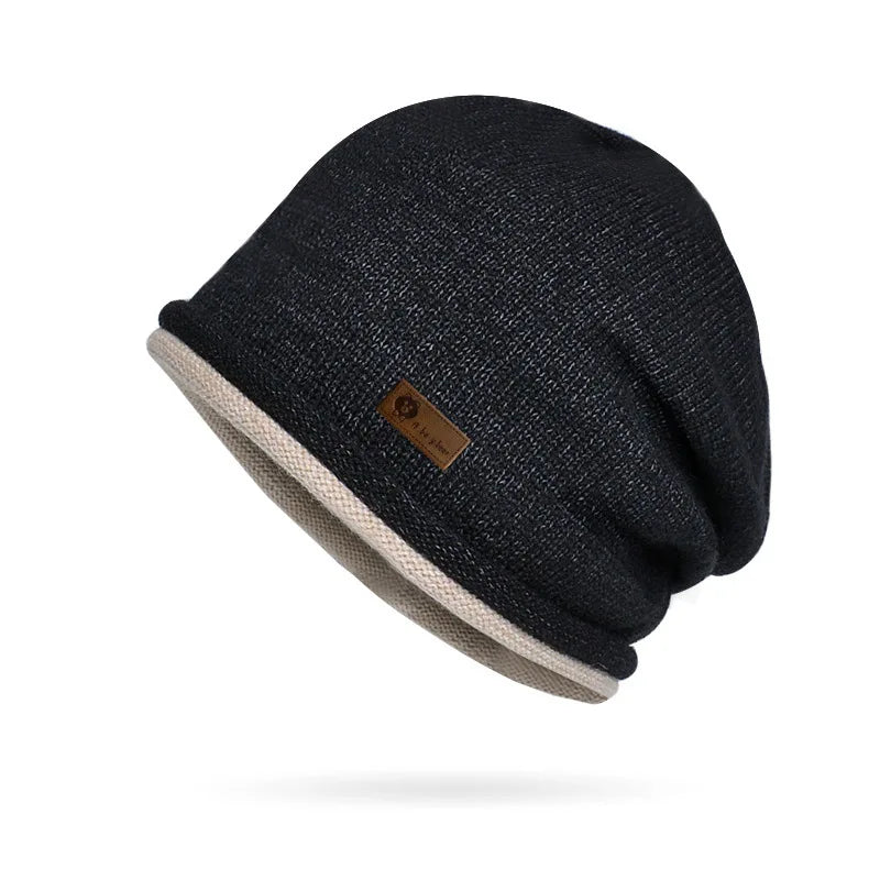 Winter Women Curled Knit Hat Fashion Cold Hat Warm Pile Hat Big Head Round Ear Protector Hat Puller Hat