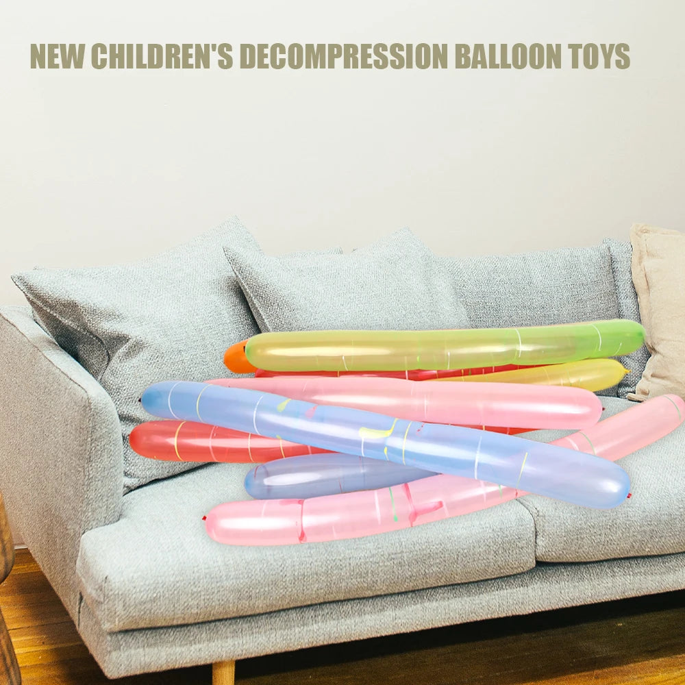 20-10PCS Rocket Long Balloons Kids Children Rubber Flying Air Balls Toys Funny Outdoor Latex Classic Balloon Birthday Party Gift
