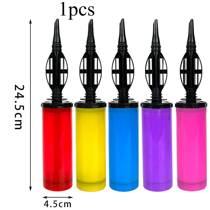 Balloon Pump Balloon Accessories Balloon inflator hand push Air Pump Wedding Valentine Birthday Party Decoration Tools