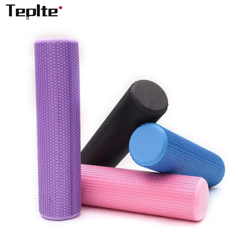 30/45/60CM Yoga Foam Roller High-density EVA Muscle Roller Self Massage Tool For Gym Pilates Yoga Fitness Gym Equipment