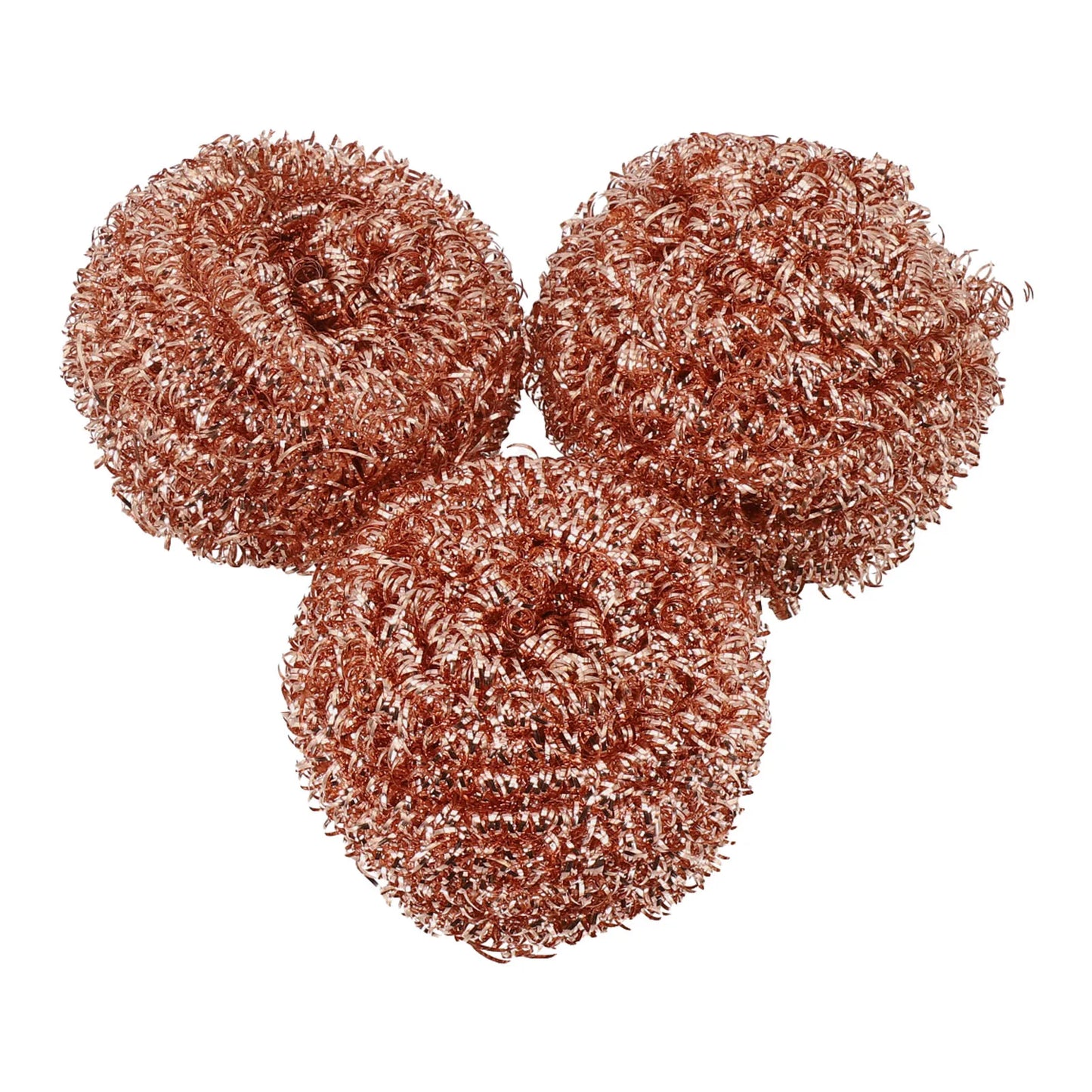 Kitchen Cleaning Tools 3x Copper Metal Wire Sponge Ball Iron Tip Nozzle Cleaner Slag Remover Tool Cooper Coated Scourers