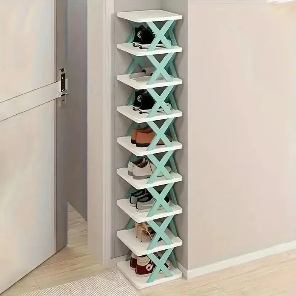 Multi-Ayer Shoe Rack Diy Organizer Clothes Storage Organizer Storage Shoes Shelf Racks Multi-Layer Detachable Storages Cabinet