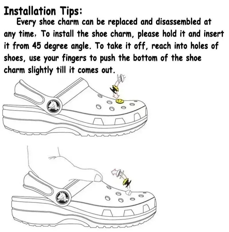 Summer Floral Starfish Shoe Charms for Crocs Garden Pins DIY Sandals Shoes Decorations Beach Slipper Accessories Party Women Set
