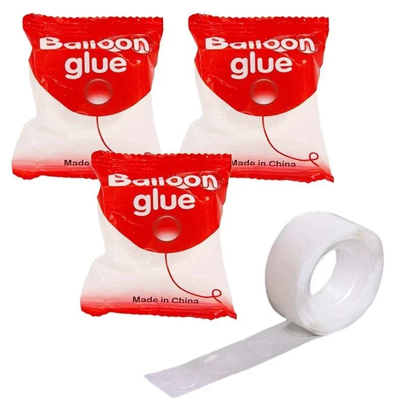 Balloon Glue Dot Adhesive Point Tape Double Sided Clear Sticky Glue Sticker Balloons Stand Arch attach balloon to ceiling or wal