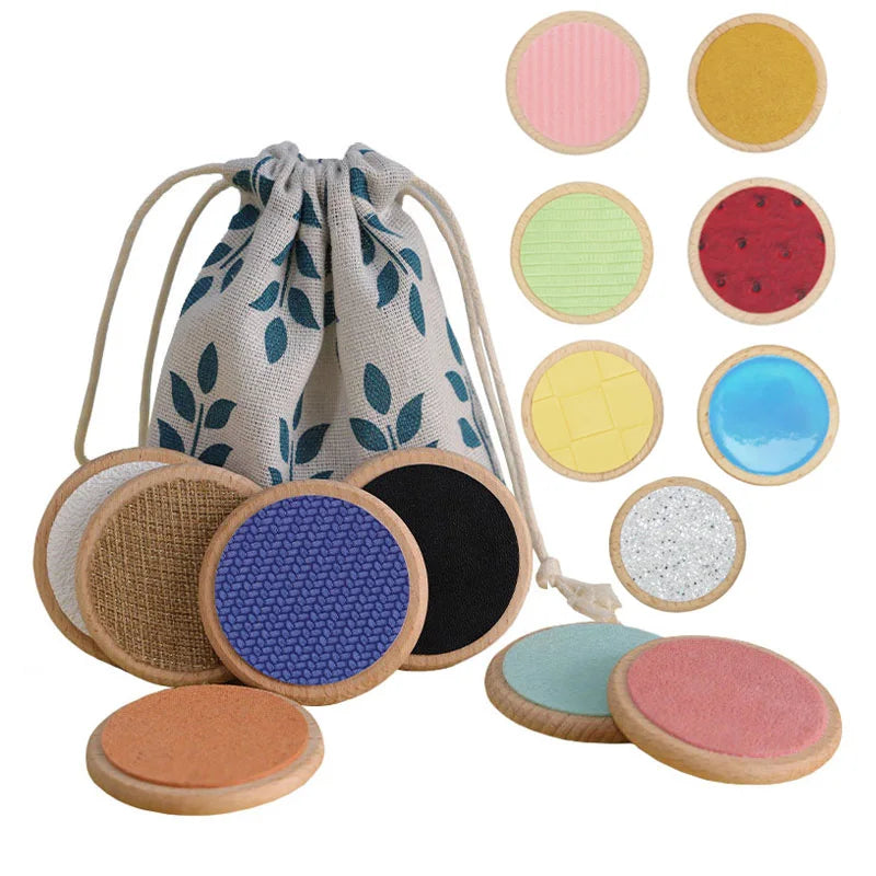 Children Sensory Toys Tactile Board Matching Game Tactile Classification Color Cognition Parish Memory Training Montessori Toys