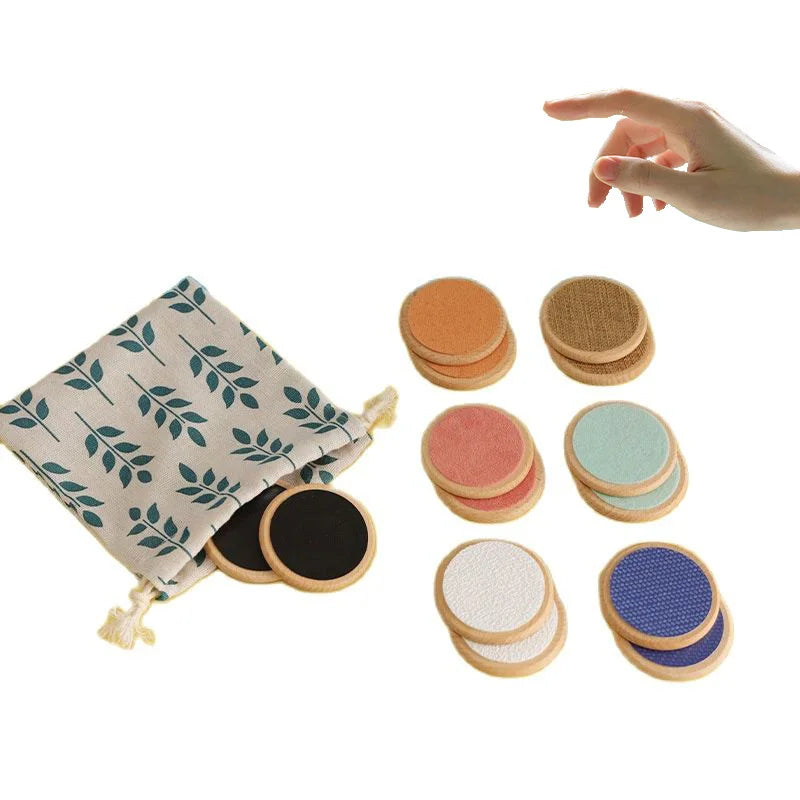 Children Sensory Toys Tactile Board Matching Game Tactile Classification Color Cognition Parish Memory Training Montessori Toys